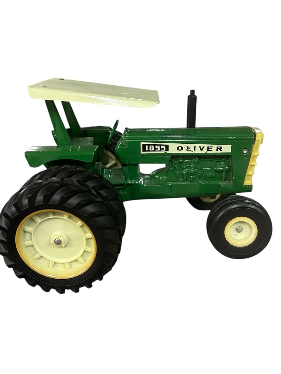 Vintage 1970's Oliver 1855 1/16 ERTL Tractor w/Duals and Cab