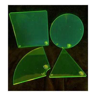 Axe N Shield Gaming Ge RPG Accessor  15' Spell Templates - Spellcaster Yel New