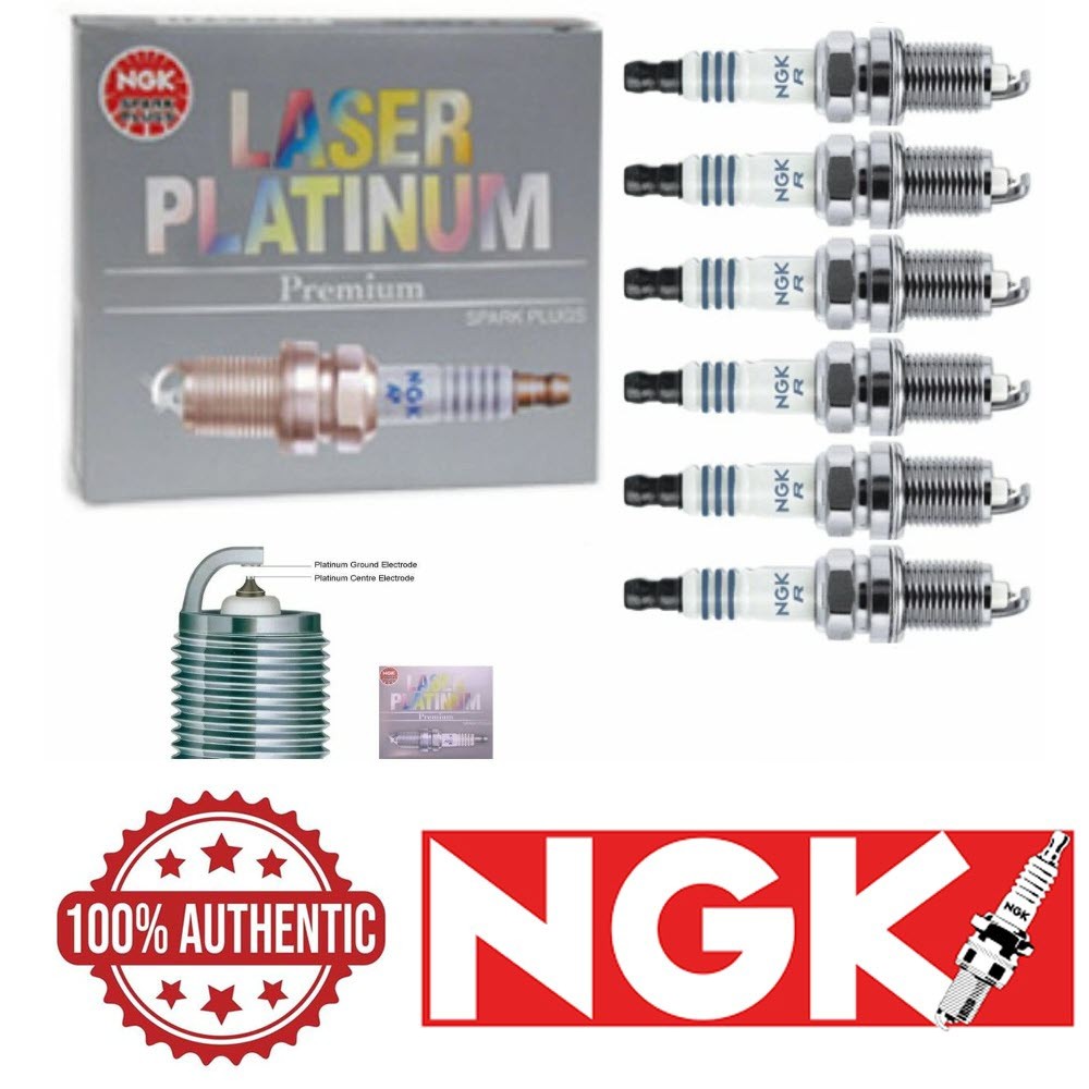 6 -NGK Laser Platinum Long-Life Spark Plugs PLZFR6A-11S 5987 Made in Japan