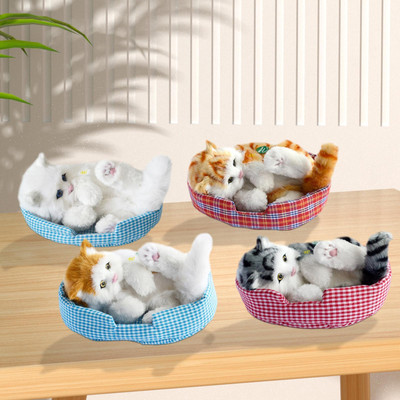 Companion Haustier Katze Mini Kätzchen im Haustier Pad Geschenk Stofftier interaktives Haustierspielzeug