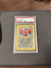 2001 Pokémon Neo Discovery Holo Rare Scizor First Edition 10/75 PSA 8