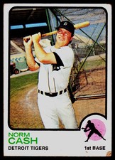 1973 Topps #485 Norm Cash - POOR