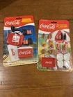 Vtg Barbie Sized Coca Cola Cooler Bottles Accessory Set & Fast Food Access.