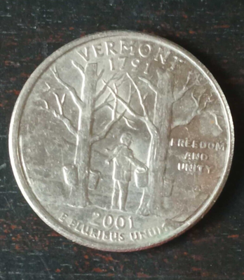 2001 P Vermont State Quarter ERRORS DDO & Die Chip | eBay