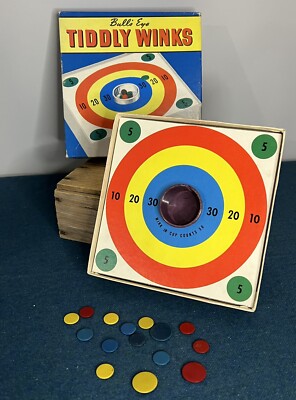Bull's Eye Tiddly Winks Game No 2947 Whitman Publishing Co