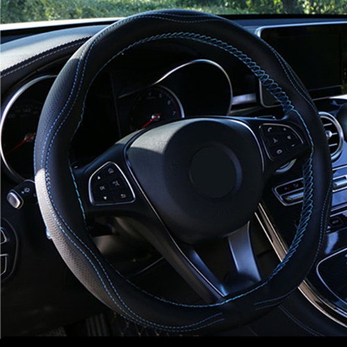 Hand Sewing Steering Wheel Cover W/Needle Fit For Four Sseaons Car Accessories - Picture 3 of 8