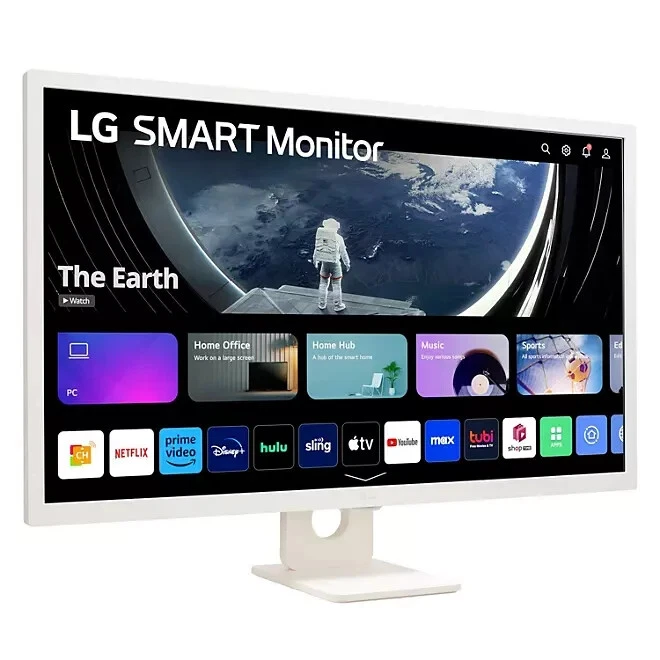 LG 32" MyView Smart Monitor Full HD (1920 x 1080) IPS Display  (32SR53FS-W)™ - Image 3 of 4