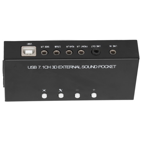 External 7.1 USB Sound Card With 3.5mm MIC And SPDIF Surround Sound - Photo 3/22