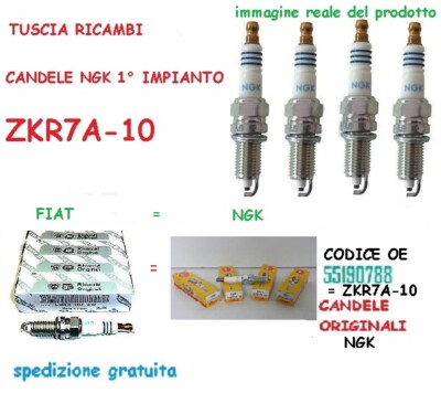 Bobine Di Accensione NGK ZKR7A-10 - Compatibili Con Fiat 500, Panda, Mito E Altri Modelli - Foto 11