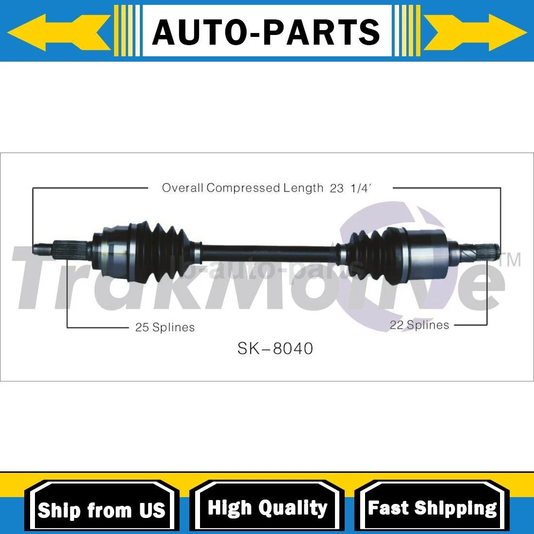 Front Left CV Joint Axle Shaft for Suzuki Swift 1.3L DOHC Manual