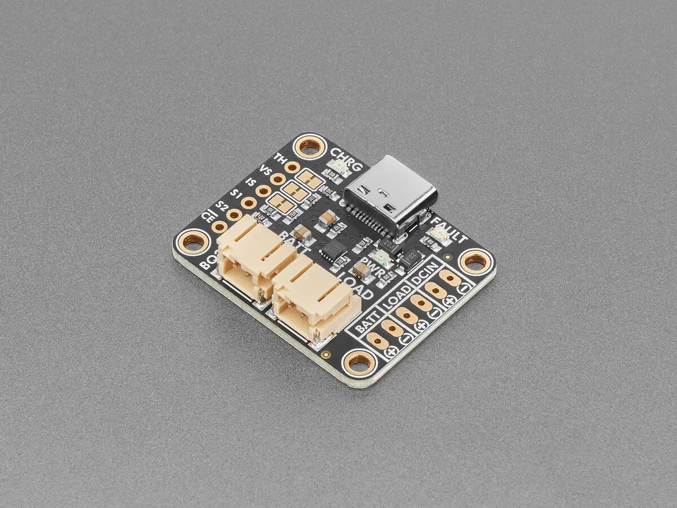 Adafruit bq25185 Ladegerät für Li-Ion/Polymer über USB/DC/Solar, 6091