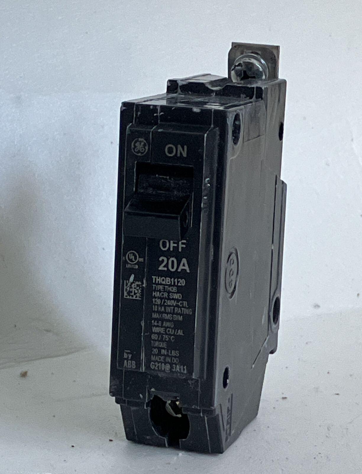 THQB1120- GE 1P 20A 120V BOLT IN 10kA BREAKER - Alberta Breaker - Foto 9