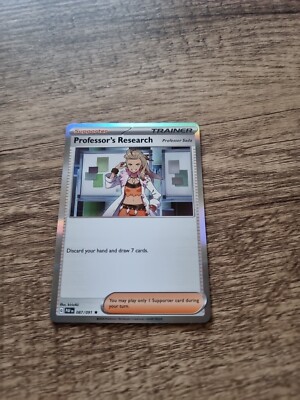 Professor's Research - 087/091 - Holo Rare - Sc & Vi: Paldean Fates - Pokemon