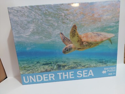 Perfekt verwirrte Schildkröte unter dem Meer Puzzle (500 Stck.) Brandneu, versiegelt*