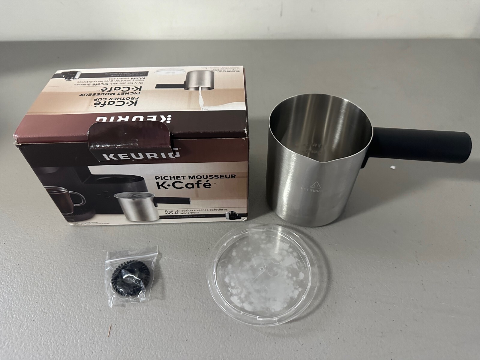 Keurig Works NonDairy Milk, Hot and Cold Frothing, Compatible KCafé