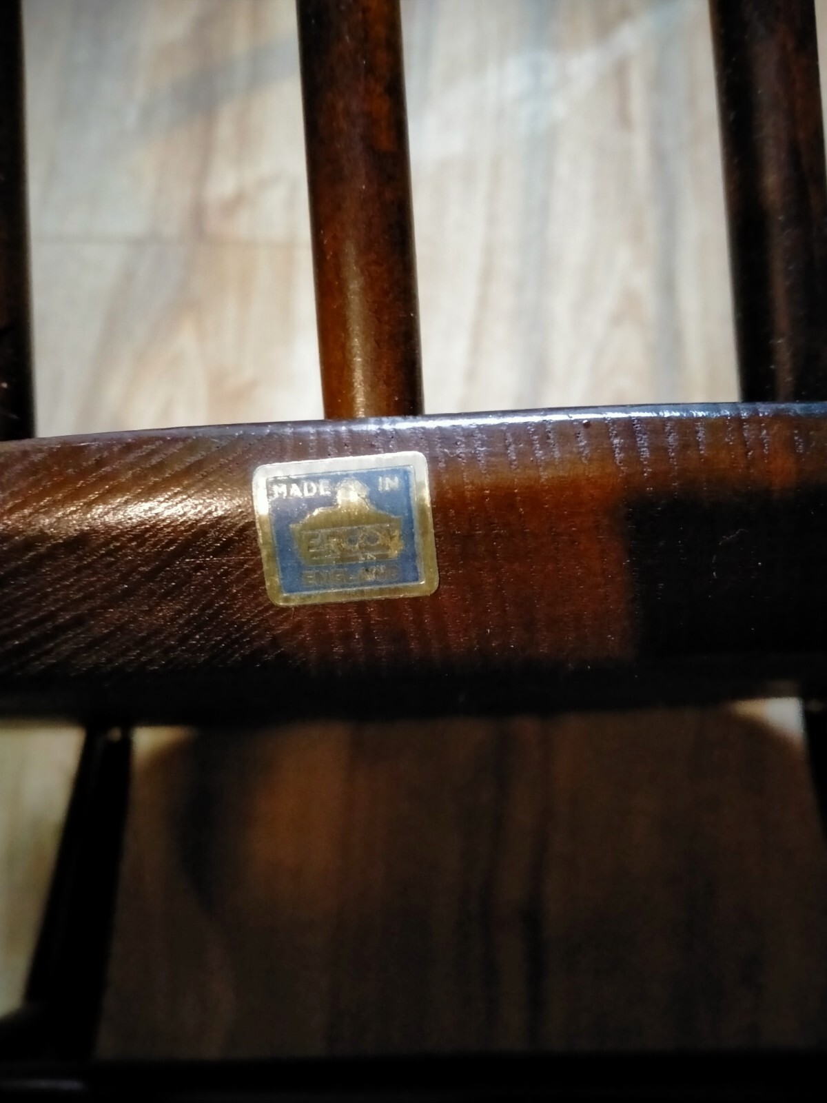 Mid Century Ercol Quaker rocking chair. Stamped. B.S.I 1960 (2056) eBay