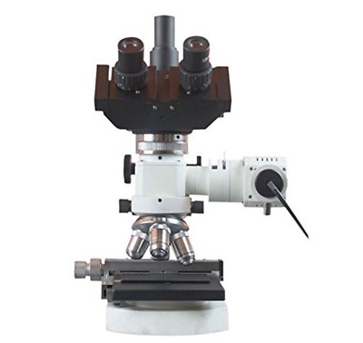Radical 600x Trinocular Metallurgical Reflected Light Microscope w Polarizer