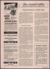 1957 Wincharger Corp Sioux City Iowa Fire & Police Portable Power Units Print Ad