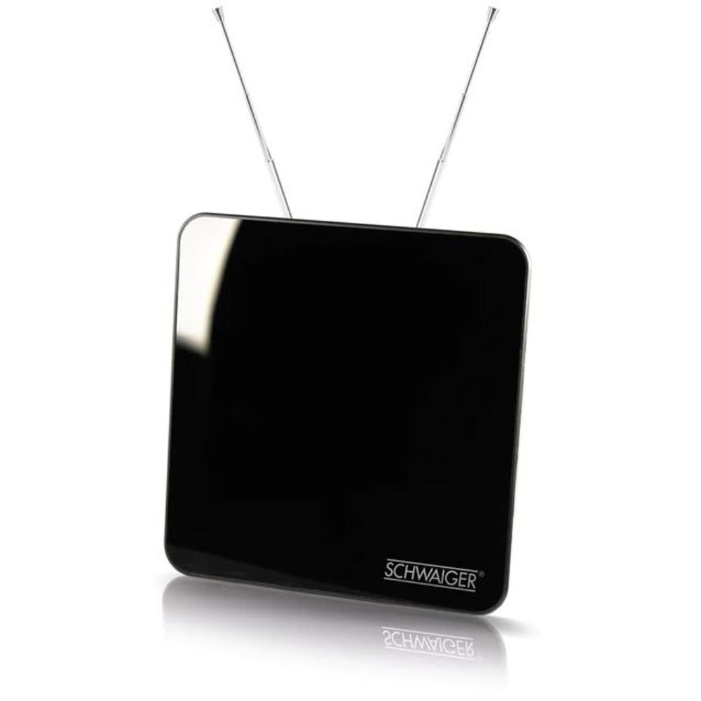 Антенна Schwaiger DVB T2 HD Zimmerantenne activ schwarz Verstrker IEC Buchse 4290₽