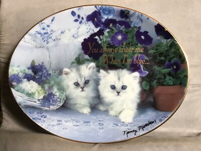 True Blue Friends by Nancy Matthews Limited Edition Fine Porcelain Plate
