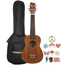 Sawtooth Mahogany Soprano Electric Ukulele