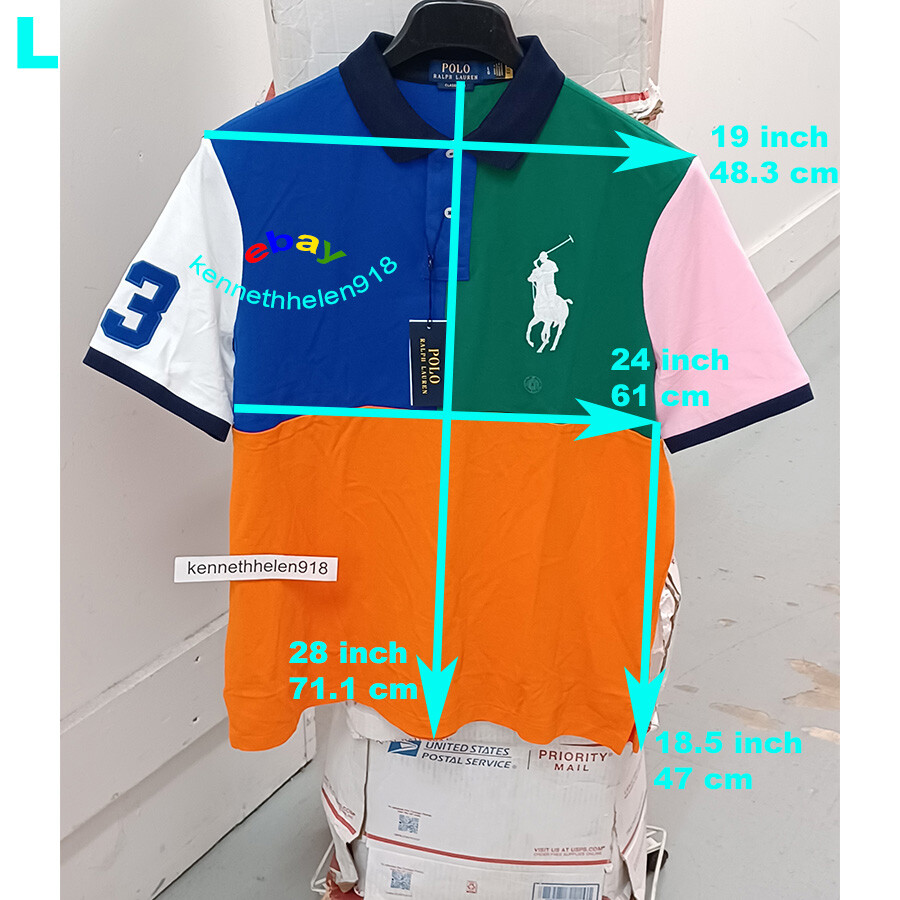 POLO RALPH LAUREN CLASSIC FIT BIG PONY MESH POLO SHIRT MENS