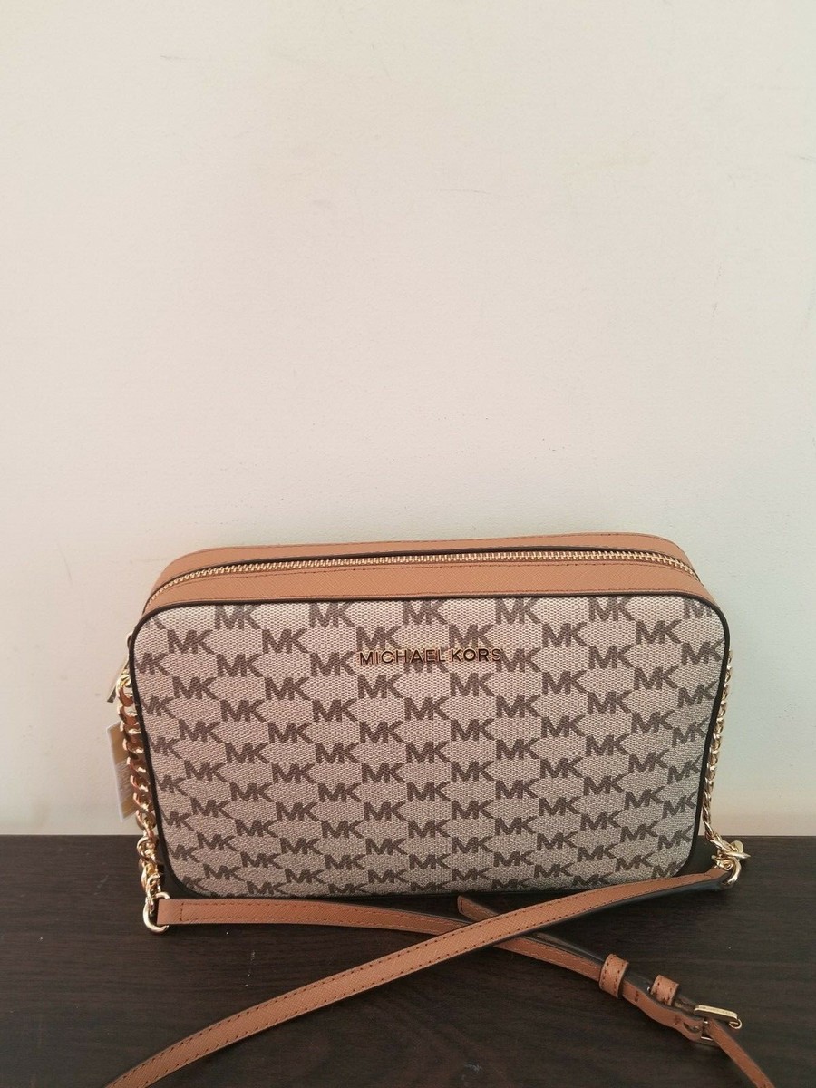 MICHAEL Michael Kors Jet Set Item Large East/West Monogram PVC