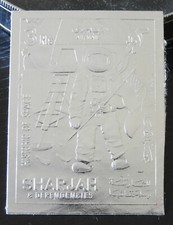Sharjah -> Historic of Space  , Apollo / silver Stamp Neuf**   MNH