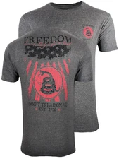 Howitzer Style Men's T-Shirt Snake Flag Military Grunt MFG