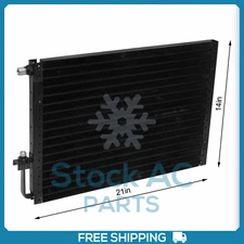 Universal Application 14X21 Brand New A/C Condenser Serpentine