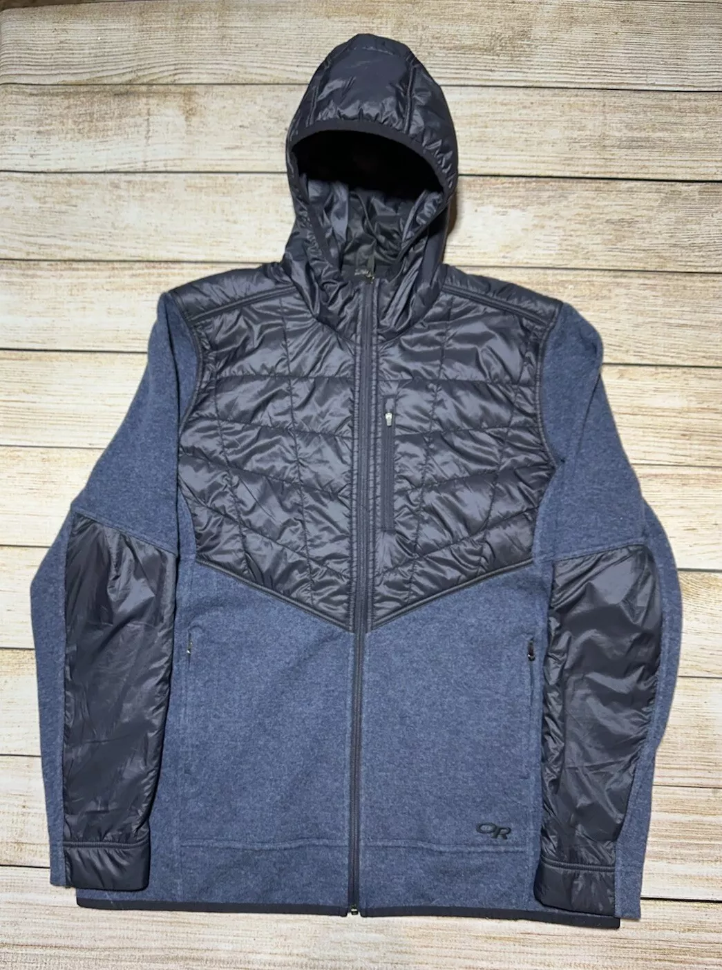 outdoor-research cyprus hybrid full zip hoodie