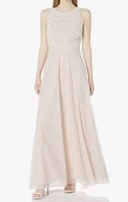 NWD Adrianna Papell Women's Beaded Sleeveless Gown, Shell Size 10M