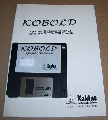 NEW Atari 520 1040 ST STE Mega TT Falcon 030 Computer Software Kobold ver. 2.5