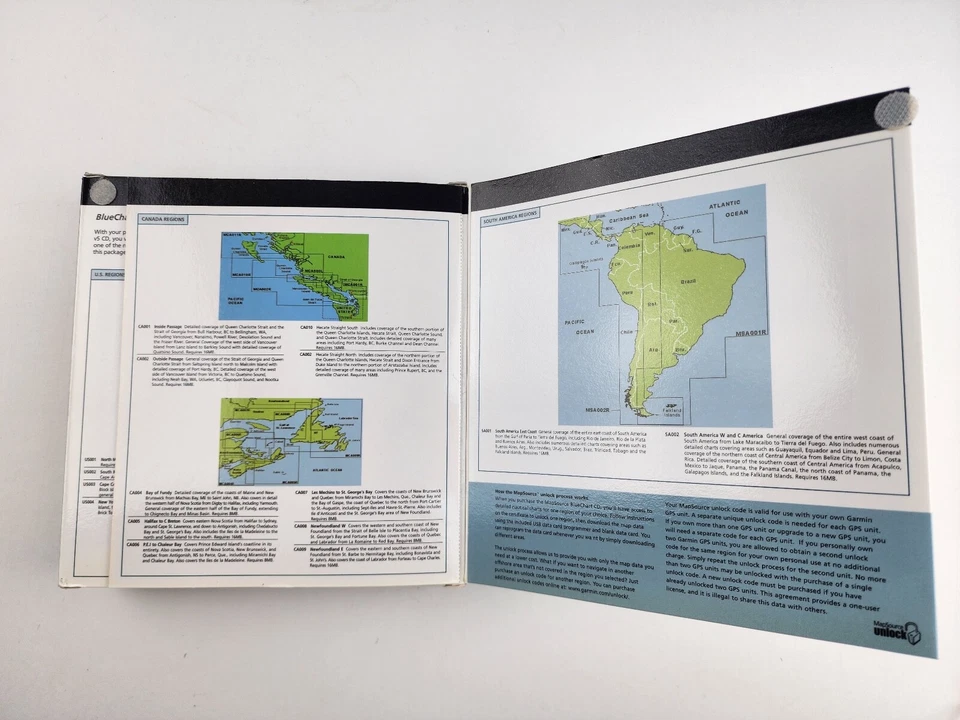 Garmin BlueChart Version 5 Americas New Sealed South America Canada Carribean - Image 4 of 4