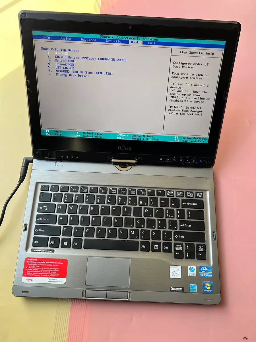 Fujitsu Lifebook T902 Intel Core i5-3320M 2GB 2.60GHz NO HDD TOUCH BIOS TESTED Fujitsu Lifebook T902 Intel Core i5-3320M 2GB 2.60GHz NO HDD TOUCH BIOS TESTED