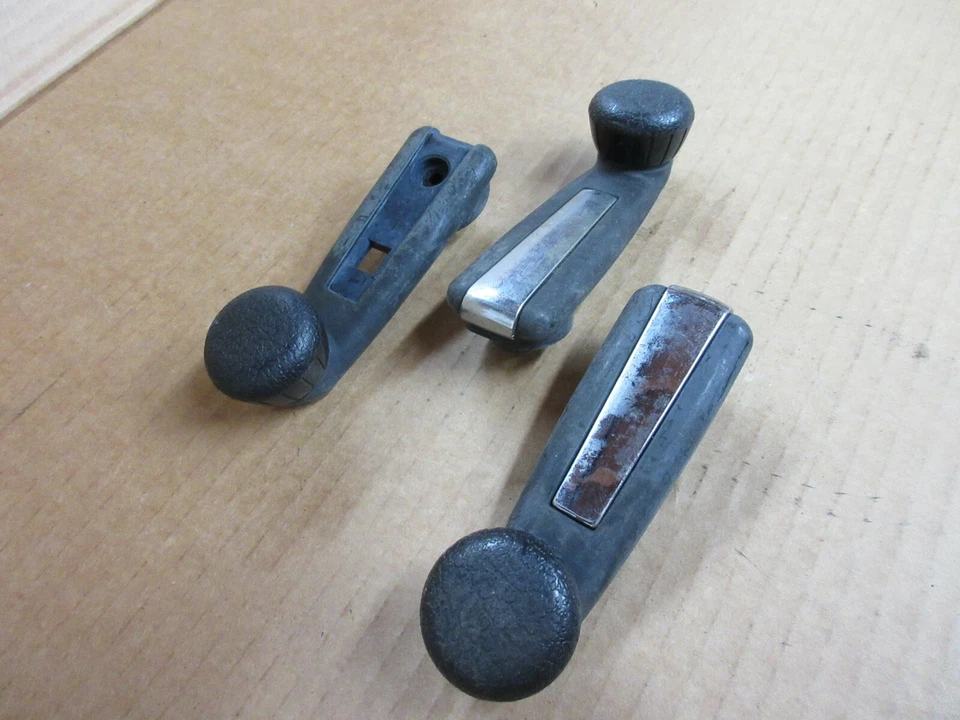 Juego de 3 palancas de manivela de ventana manual vintage para Volvo 164  Foto 4 de 4
