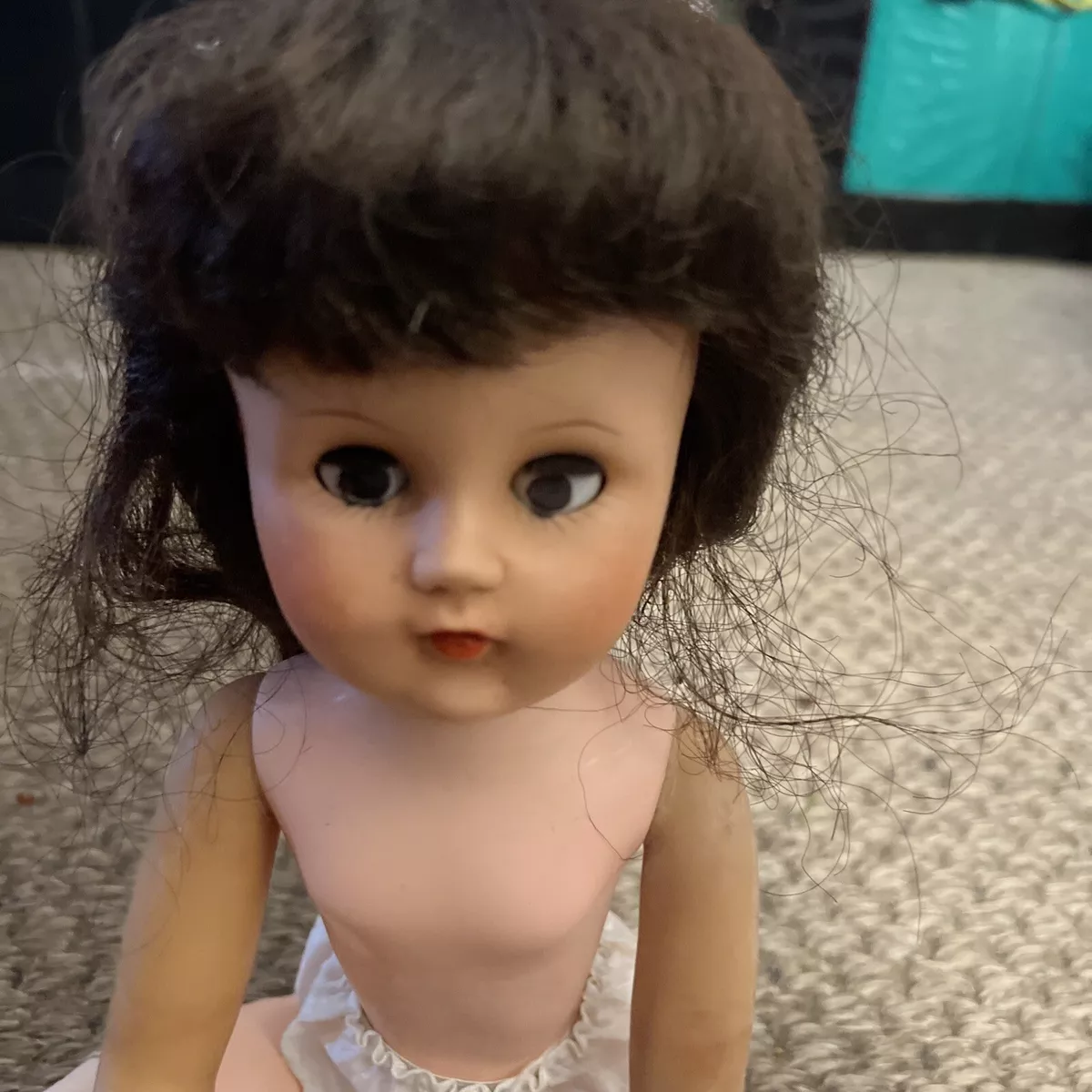 Vintage 1950 s Hard Plastic Jointed Walker Fashion ballerina Doll