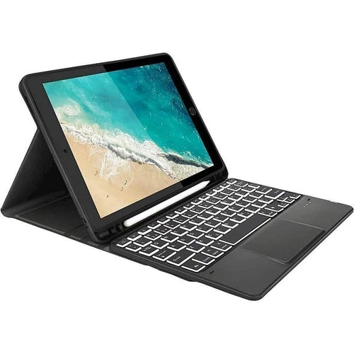 Jelly Comb iPad Air 5/4 / iPad Pro 11" 7 Colour Backlit Keyboard Case & Trackpad - Picture 4 of 8