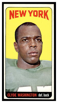 1965 Topps Football #130 Clyde Washington 126E-01