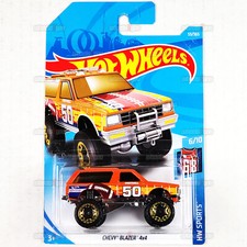 2018 Hot Wheels CHEVY BLAZER 4x4 #53 orange - HW Sports - 1:64 Mattel FJY31