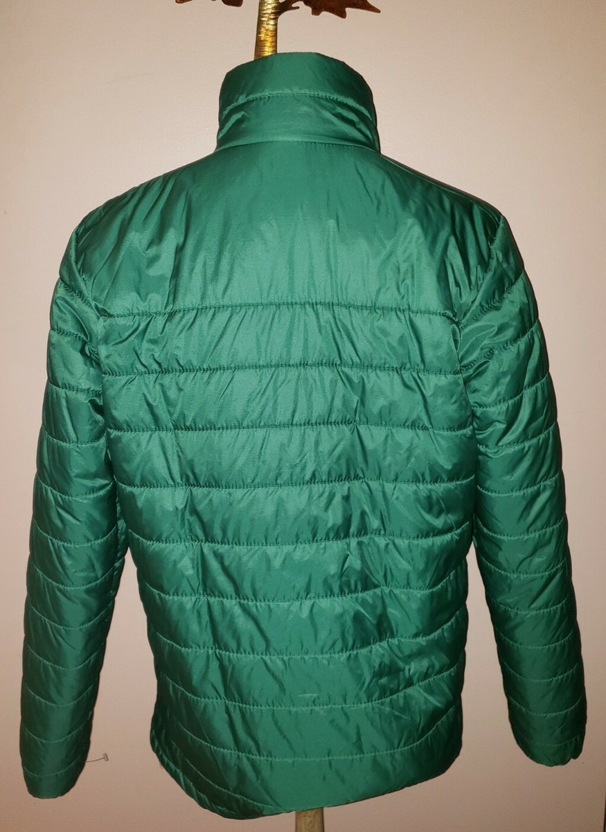 Columbia Omni Heat winter puffer jacket coat s green ski ladies sm