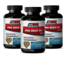 natural immunity booster - CHIA SEED OIL 2000MG - aids in weight loss 3B