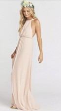 Show Me Your Mumu Amanda Open Back Maxi Dress Dusty Blush~XLarge