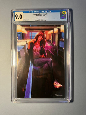 AMAZING MARY JANE # 1  CGC 9.0 EXCLUSIVE VIRGIN VARIANT COVER 