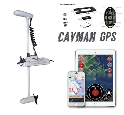 Brand NEW HASWING GPS12V 55LB 48'' Shaft TROLLING MOTOR WHITE (R+Q)