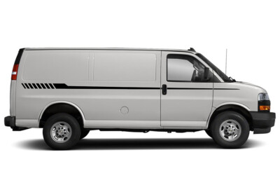 Mittelstreifen Aufkleber Sticker Grafik Vinyl kompatibel mit Chevrolet Express