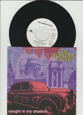 The Wonder Stuff Caught in My Shadow / Gimme Somo Truth Vinyl 45 Polydor 1991