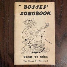 Bosses' Songbook Songs To Stifle The Flames Dave Van Ronk 1959 Folk Songs