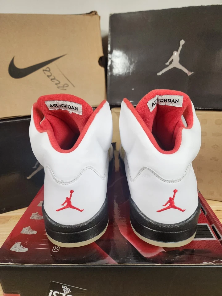 Size 13 - Air Jordan 5 Retro Countdown Pack Fire Red  - Image 3 of 4