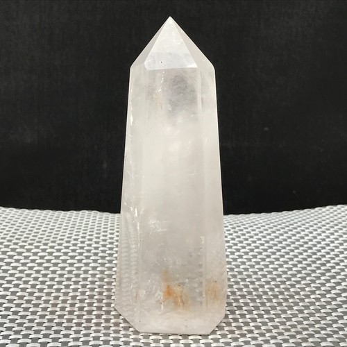441G Obelisco Cristallo Bianco Naturale Cristallo Colonna Energia Reiki Guarigione - Foto 15 di 21